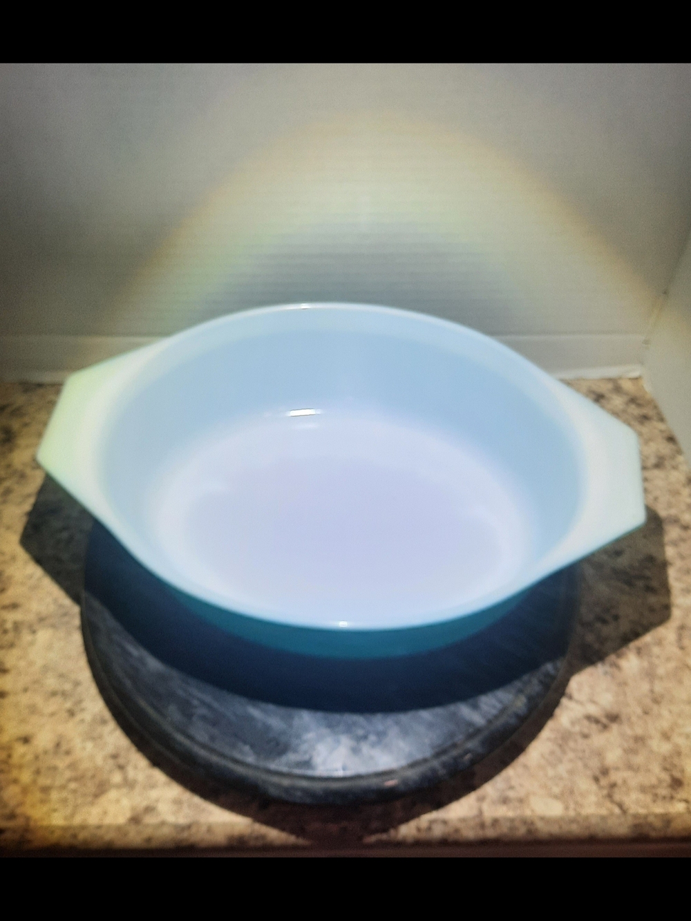 Vintage Pyrex Promotional Blue Doily 045 Casserole Dish - Picture 7 of 9